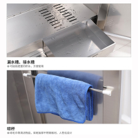 尔迈 清洁柜储物柜不锈钢保洁工具柜卫生工具拖把扫把整理柜 冷轧钢单门