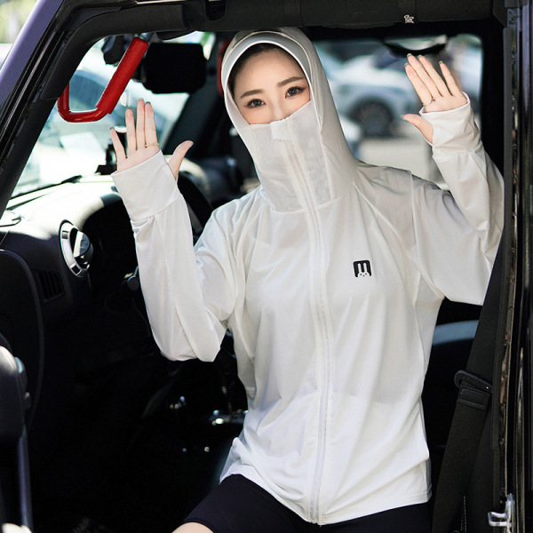 Rosuya春夏aibitoo防热衣冰丝长袖薄款防热服女 优选