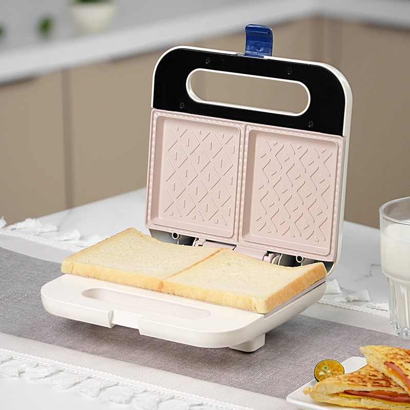 施耐德(Schneider) 三明治早餐机 SWK-XJKL12 复古白高清大图