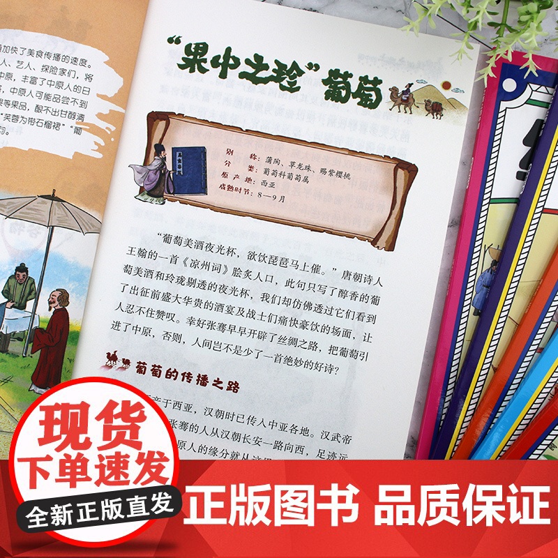 丝绸之路上的中国全6册漫画故事书 小学生课外阅读书籍三四五六年级神奇的建筑独特的美食辉煌的艺术多彩服饰卓越的科技多元的文高清大图