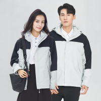 珀铮冲锋衣 接缝压胶两件套冲锋衣 甲醛异味要求符合国标GB18401--2003规定执行 接缝全压胶W