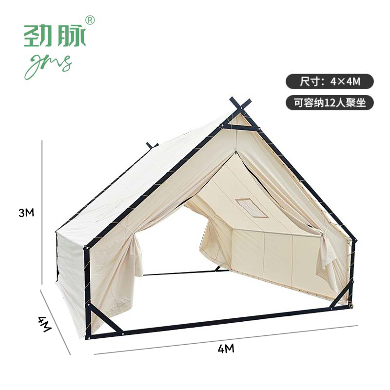 劲脉 三角帐篷 4*4*3M 顶高清大图