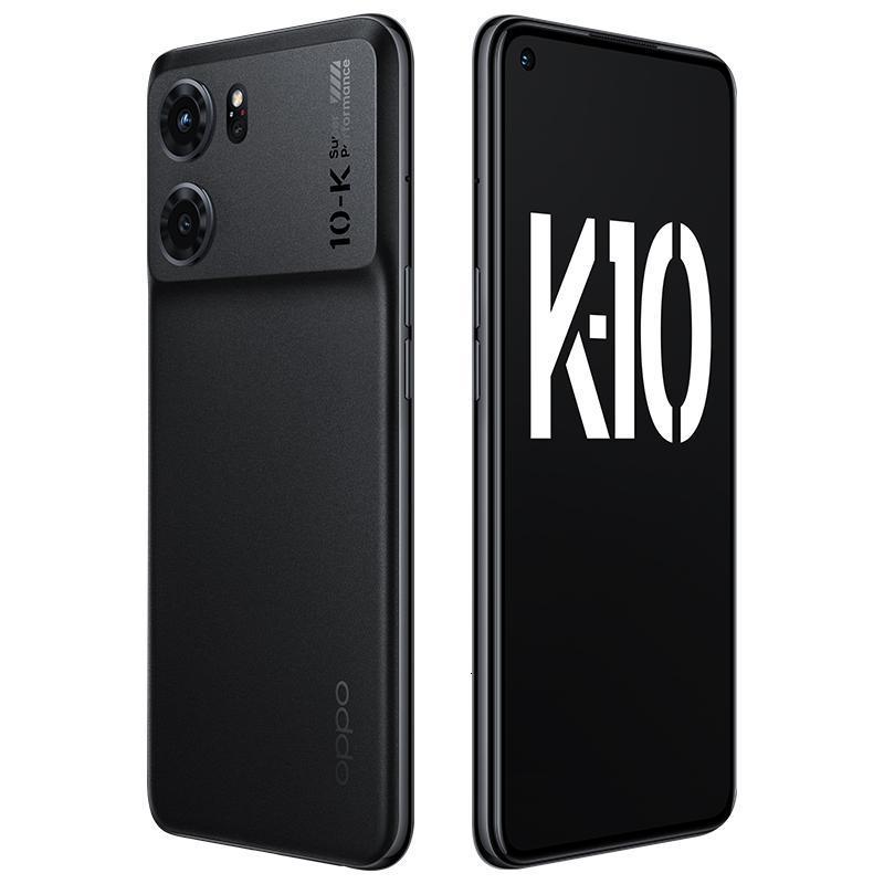 OPPO K10 手机 暗夜黑 8GB+256GB 6400W超清三摄 天玑8000MAX芯片 67W超级闪充 120Hz屏幕 大电池拍照游戏手机oppok10