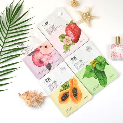 七分妆水果面膜补水保湿10片青瓜水果面膜补水学生女锁水控油10片青瓜