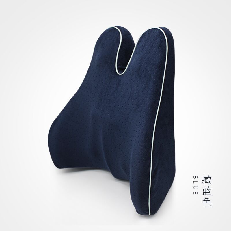 吉旺角靠垫记忆棉靠枕办公室腰靠汽车椅子护腰靠背垫护腰靠背枕