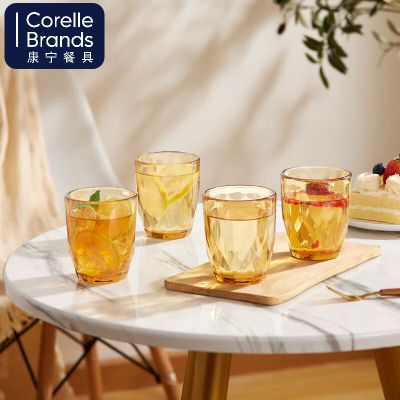 康宁水杯套组-VISIONS 晶炫系列水杯套组 4件组 黄盒 4水杯