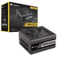攀升 CORSAIR/海盗船 RM650x 额定650W电源 金牌 全模组 静音电源 台式机电源 电脑电源