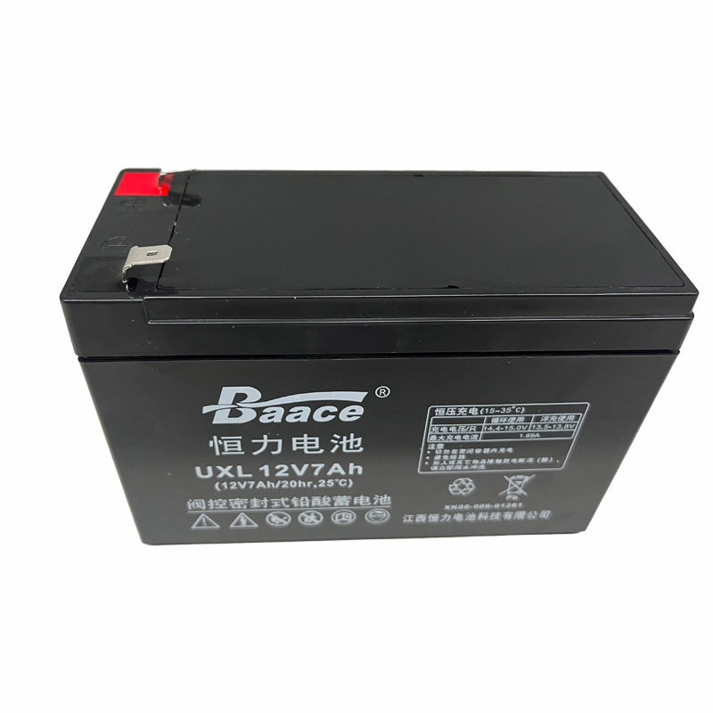 BAACE恒力铅酸蓄电池UXL12V7Ah(含配件卸货)块