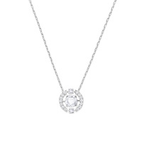 SWAROVSKI 施华洛世奇 人造仿水晶项链跳动的心精致百搭吊坠锁骨链女5286137 礼物女轻奢饰品