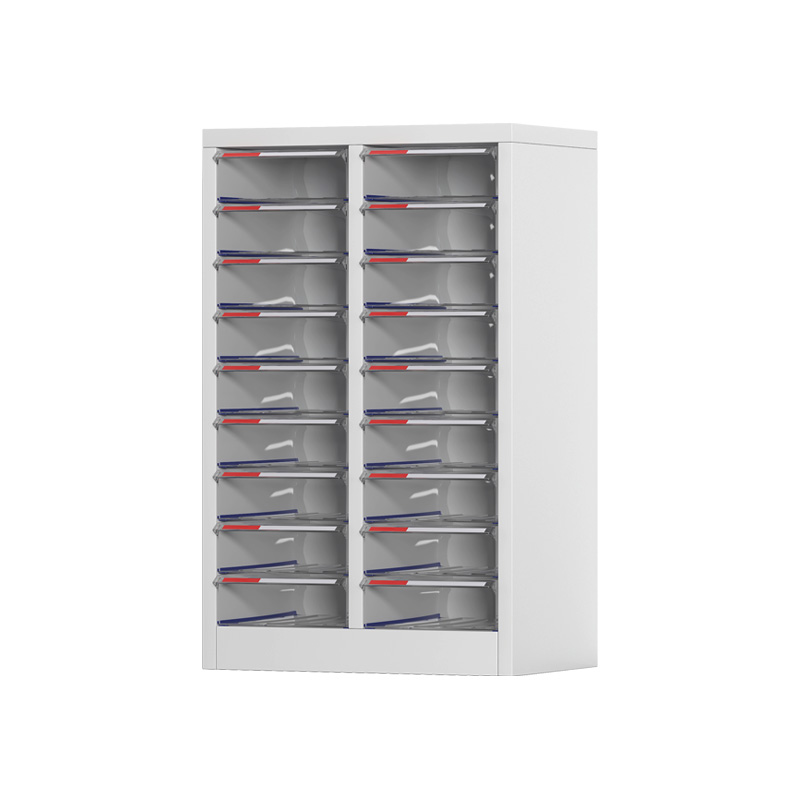 臻远 ZY5080101 A4文件收纳柜 双列18抽无门 545*340*866mm 单位:台