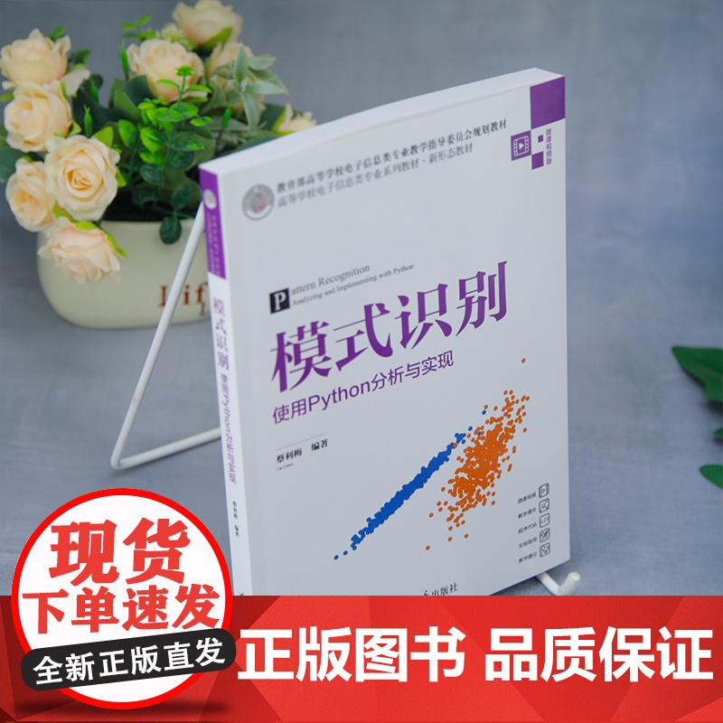 [正版新书]模式识别——使用Python分析与实现 蔡利梅 清华大学出版社 人工智能高清大图