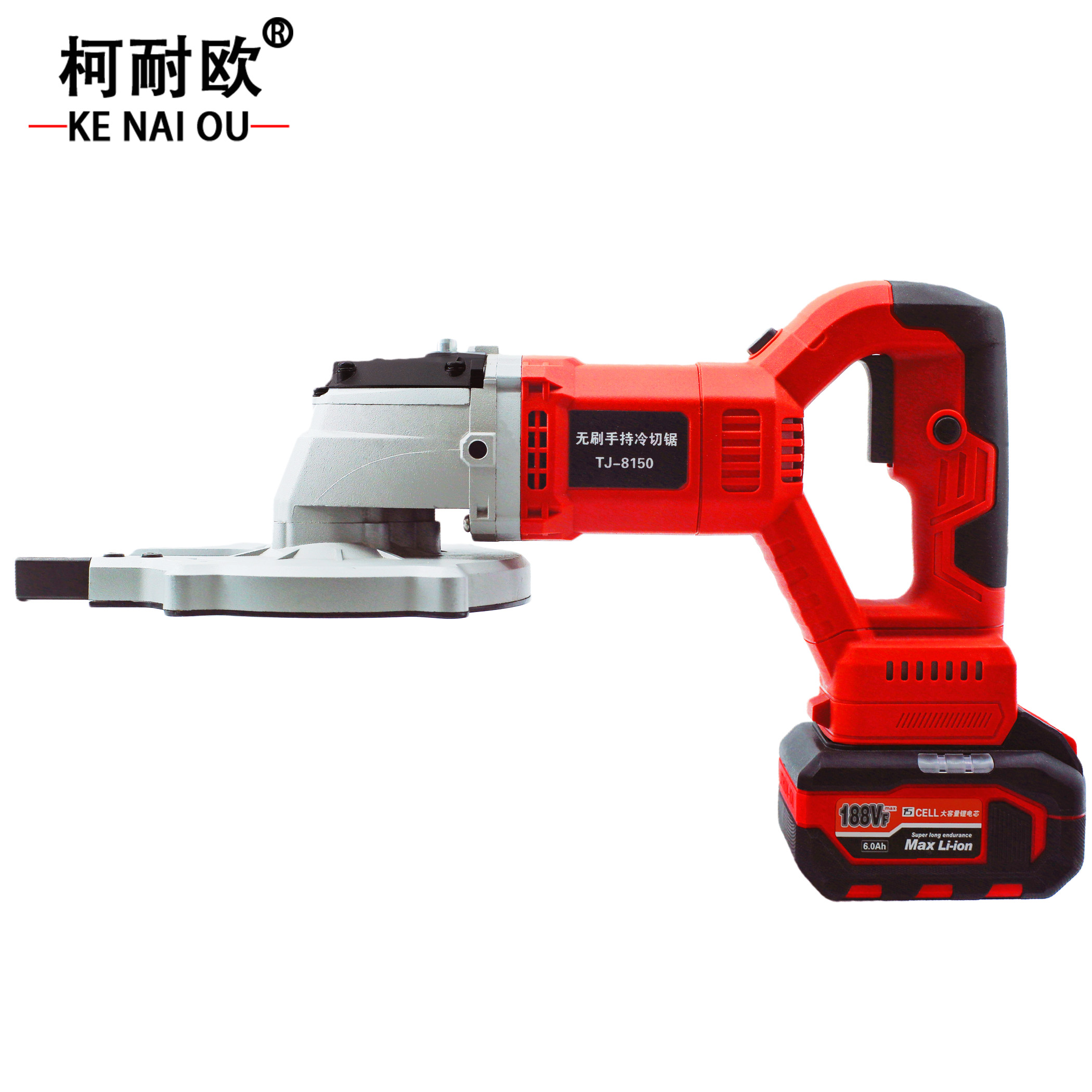 柯耐欧 无刷锂电可旋转手持冷切锯切割机 4.0AH/6.0AH 套 6.0AH两电一充