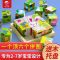 六面画木质拼图3d立体男孩女孩2-6岁3岁儿童宝宝积木拼装玩具