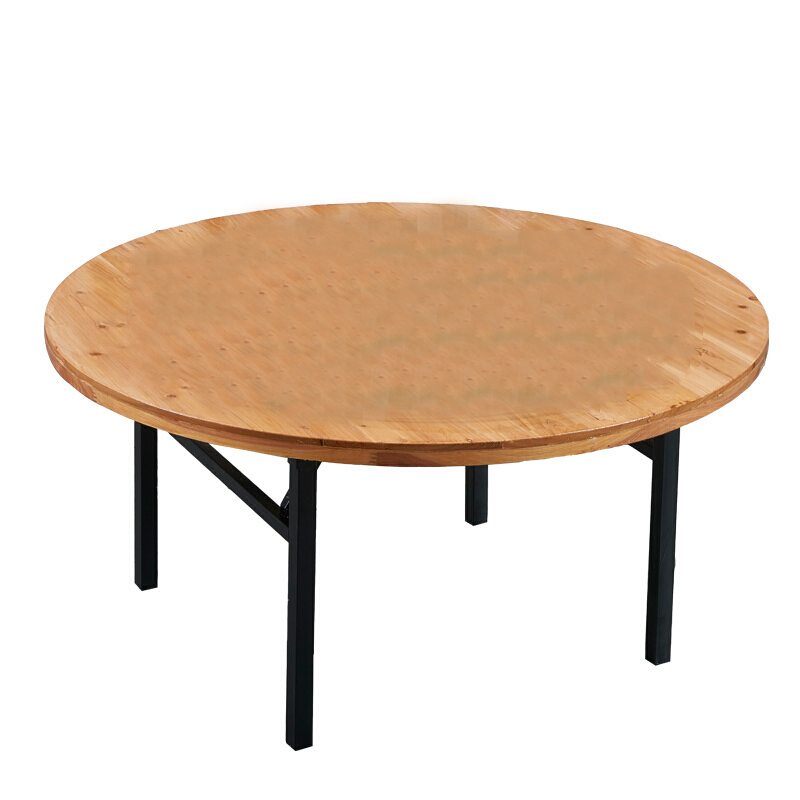 慧采云 1.8m圆桌面实木酒店餐桌大圆桌椅组合宴会餐厅桌椅组合高清大图