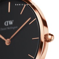 Daniel Wellington丹尼尔惠灵顿 dw手表女28mm纯白皮革腕表 石英表