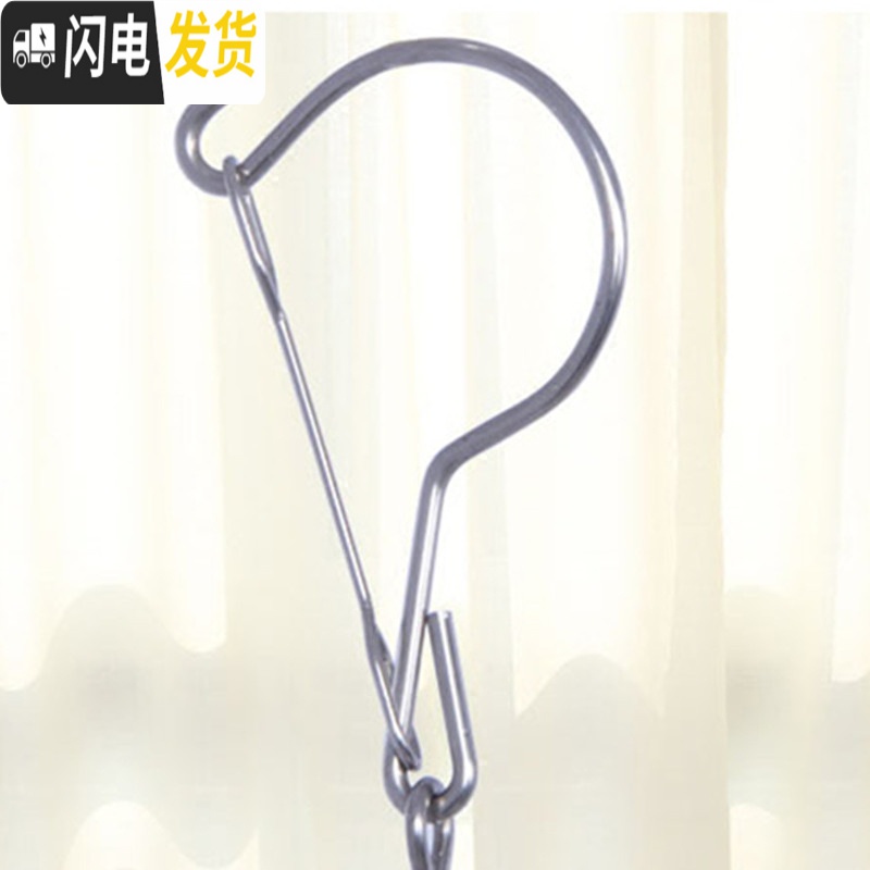 三维工匠不锈钢晾晒衣服架子多功能衣夹袜子架晾衣架内衣袜架夹子 方形20夹子高清大图