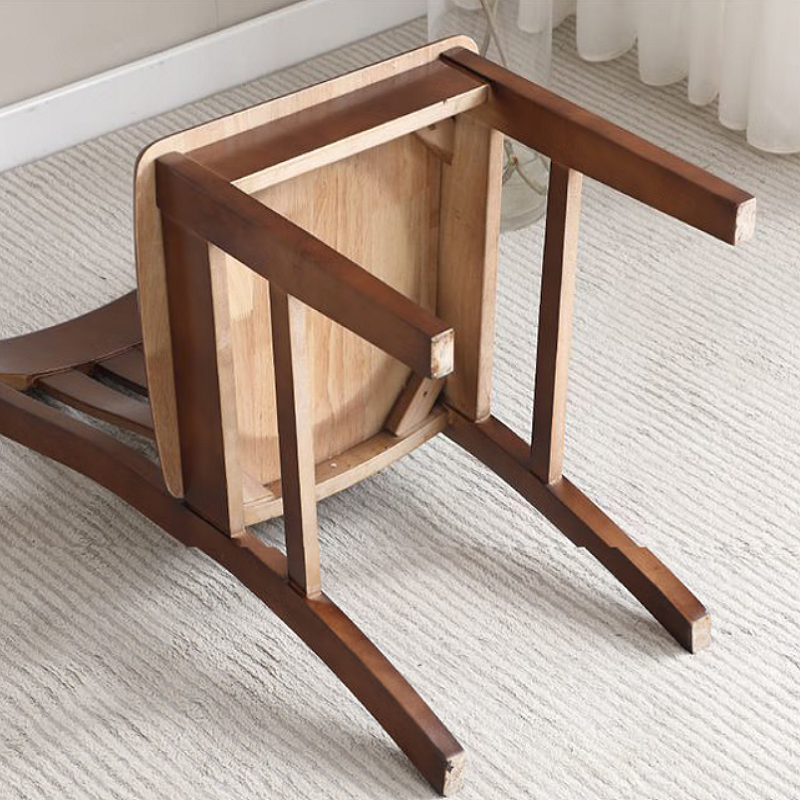 森蒂亚sandia餐椅家用靠背椅实木橡胶木休闲椅座椅书房接待洽谈酒店