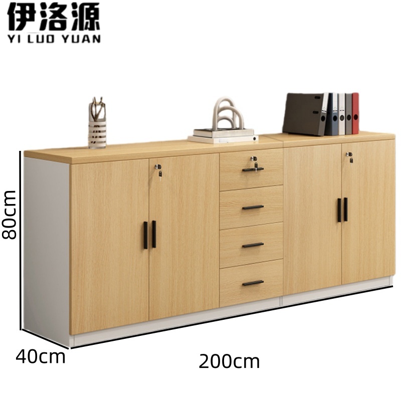 伊洛源 木质矮柜 两门四抽120*40*80cm个