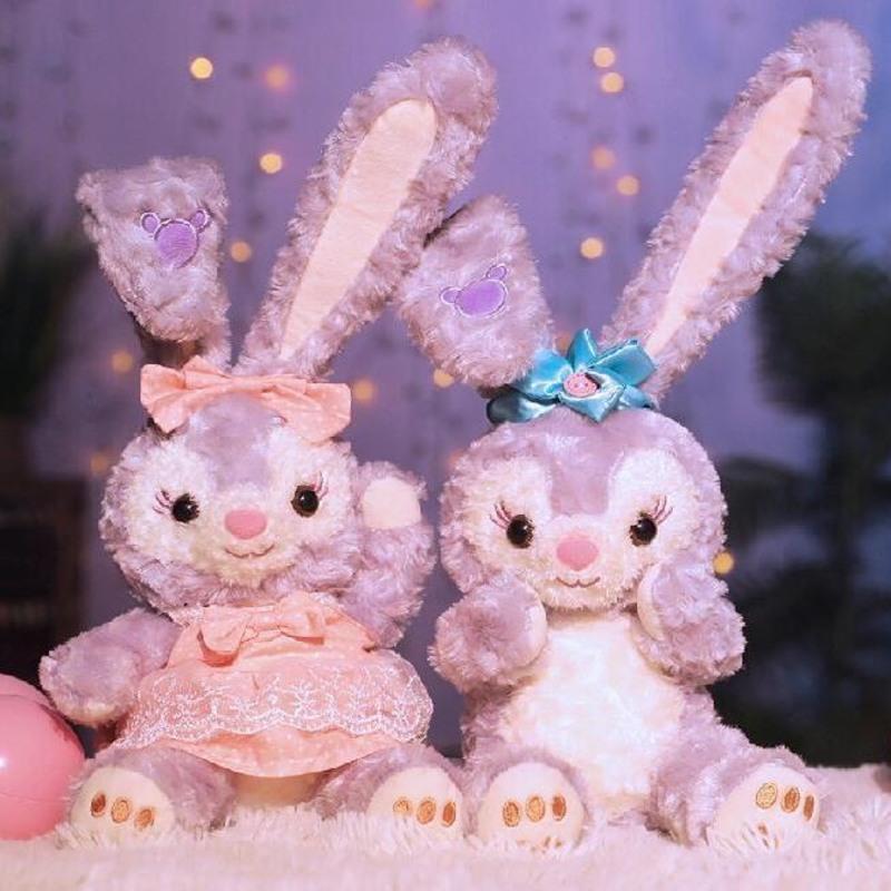 迪士尼星黛露娃娃公仔衣服大小号玩偶替换毛绒玩具兔子娃娃睡觉抱裸兔