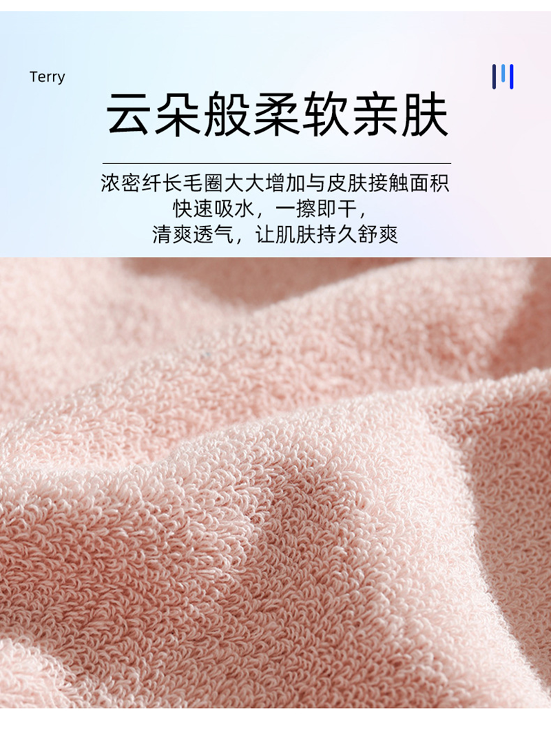 矢域超细纤维毛巾速干吸水柔软亲肤家用洗脸巾便携旅行款高清大图