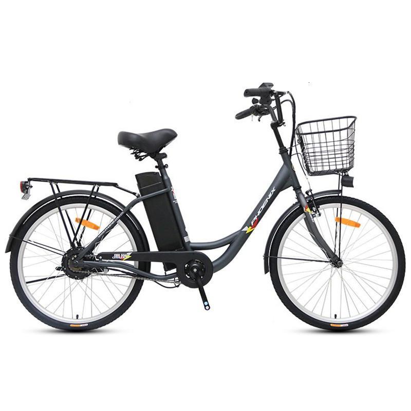 新国标24寸普通通勤自行车锂电池助力车成人代步车男女城市单车山地车