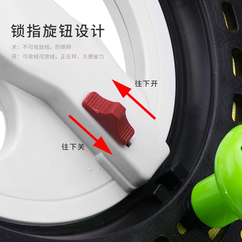 酷黑特别版 大轴承风筝线轮套装带线放飞手握轮工具 线已缠好创意 三维工匠 25厘米[大轴承酷黑镂空]+900米3股线高清大图