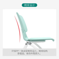 创世人 办公家具培训椅带写字板办公椅会议椅学习洽谈椅子