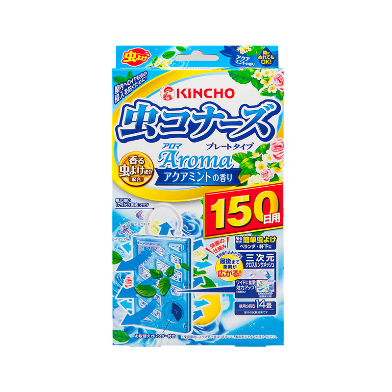 金鳥(KINCHO) 金鸟 蚊不来防蚊网 驱蚊防蚊贴 海洋薄荷味 150天