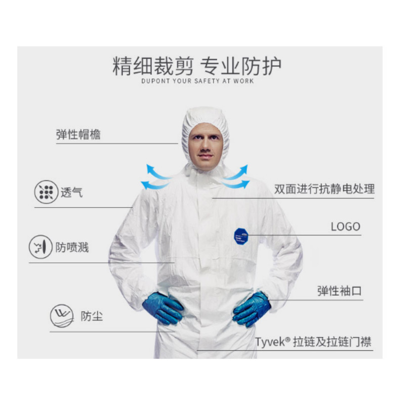 杜邦 DUPONT 1422A, L 特卫强 防护衣服