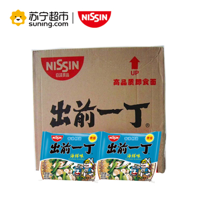 出前一丁 方便面 海鲜味 香港制造 100g*30包 整箱