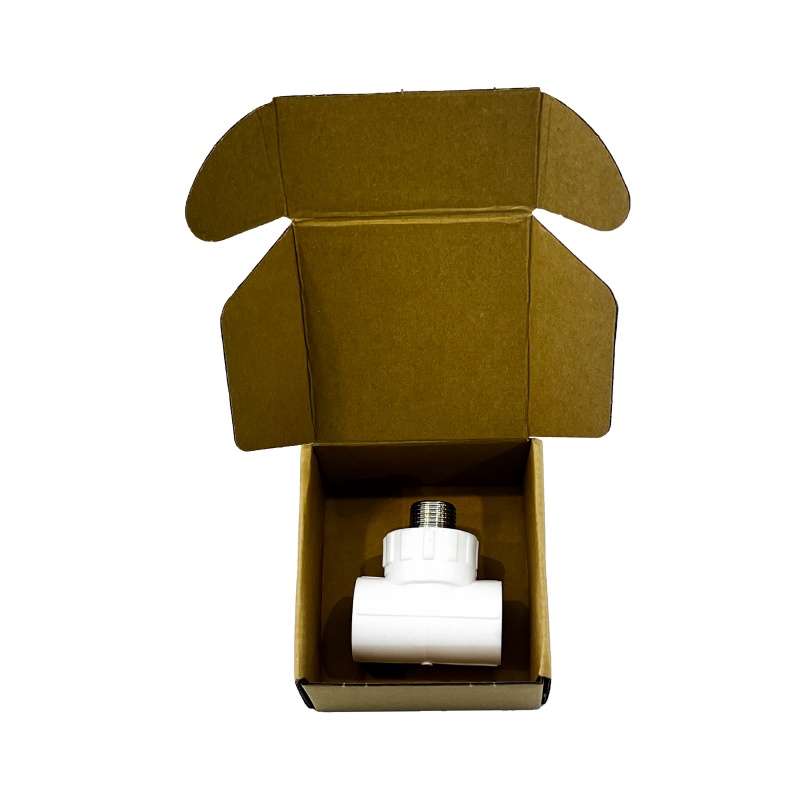 杉外山 PPR热熔暖气水管管件外丝三通 个高清大图