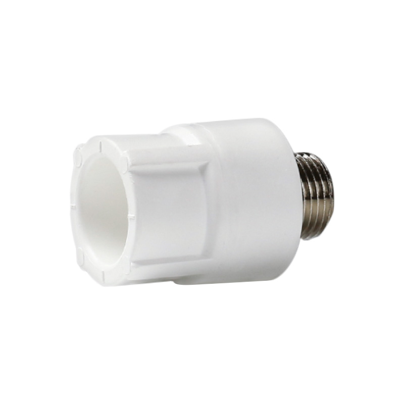 PVC-U给水配件 外丝直接头 白色 dn20*R1/2“30个 货期5-10天高清大图