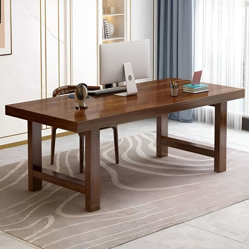 乐琪艺 学习桌 咖啡色 180*70*75cm 张图片