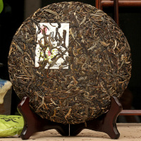 茶窝茶叶 2015年下关 易武之春 普洱茶 云南茶叶 生茶 357克 云南普洱茶七子饼 易武老树茶饼茶 泡饼