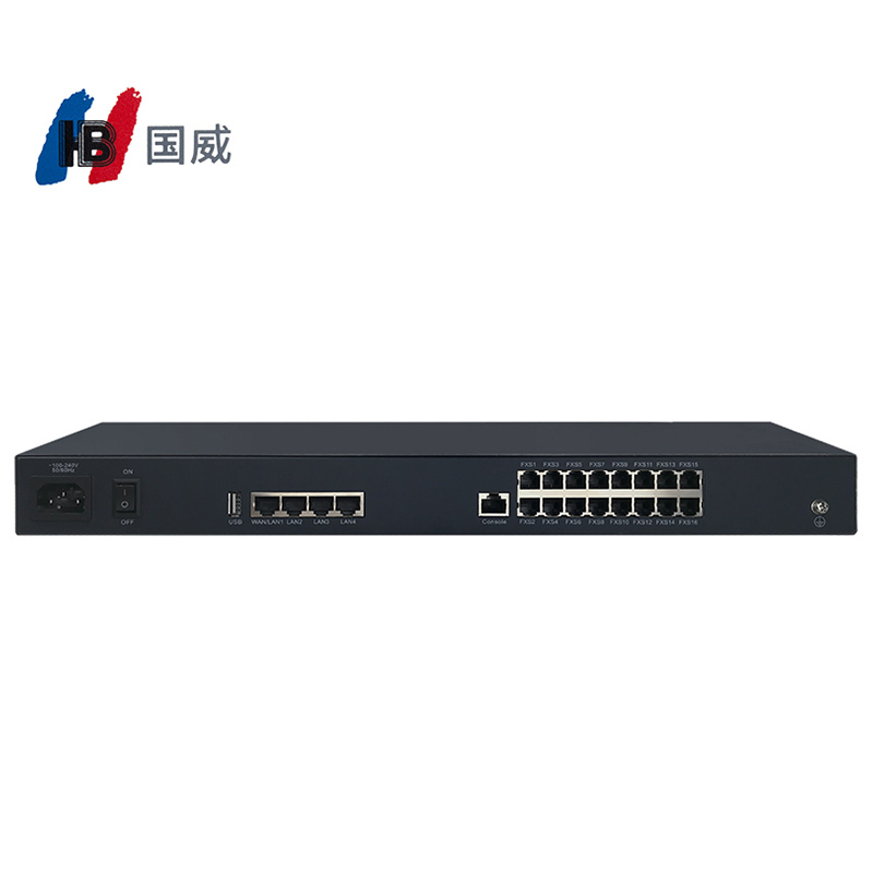 国威 网络转电话/语音 网关 SIP转模拟 16FXS/32FXS HB100-32S