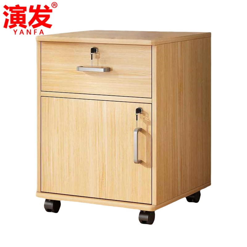 演发 桌下柜三抽台高清大图