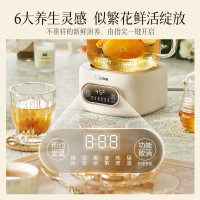 美的(Midea)养生壶MK-YS10B101全玻璃一体壶身多功能养生精致球形外观600W大功率热水壶