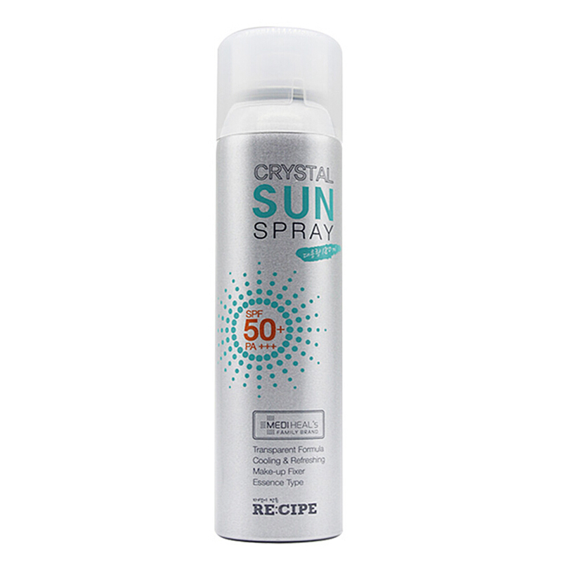 莱斯璧(RE:CIPE)水晶防晒保湿喷雾SPF50+ PA+++大人小孩皆可使用防晒/隔离新款水晶喷雾180ml1支装
