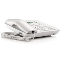 摩托罗拉(MOTOROLA) CT310C普通家用/办公话机来电显示电话机商务有绳座机(白色)