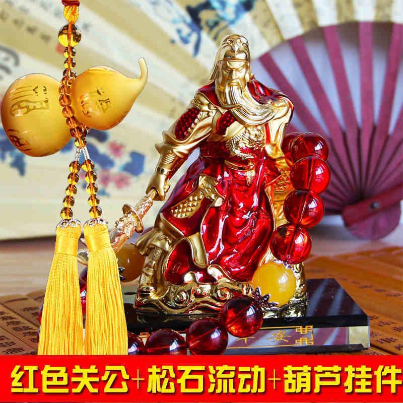 汽车香水摆件关公车载香水座式武财神佛保平安装饰品车内饰品摆件