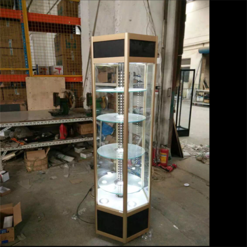 共禾京品旋转贵金属展示柜高清大图