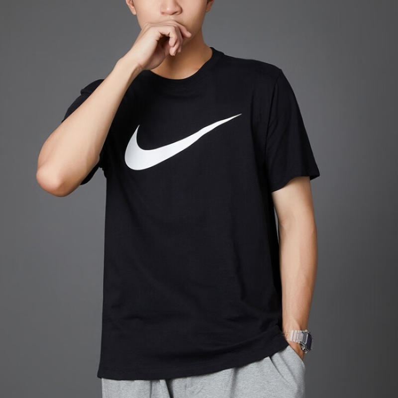 耐克（NIKE）短袖T恤男 2023夏季新款运动服休闲圆领半袖舒适透气短袖T恤 DC5095-010高清大图