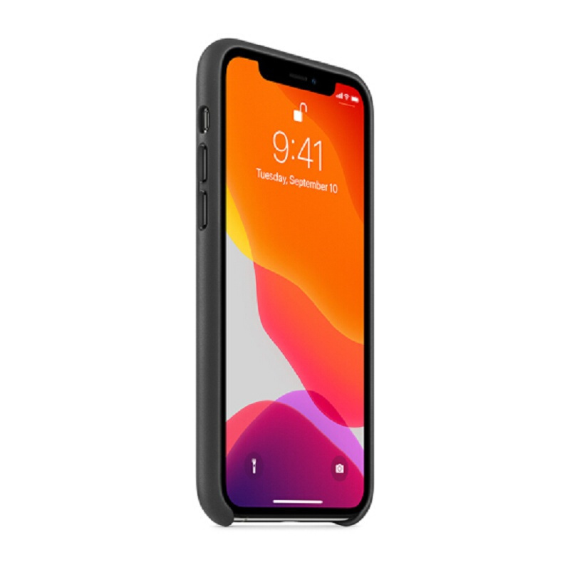 苹果Apple 原装iPhone 11 Pro 皮革保护壳 手机壳 黑色