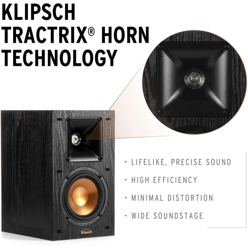 klipsch杰士B-100书架箱一对HiFi家用客厅家庭影院全景声环绕专业音响