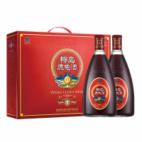 椰岛 YEDAO 养生酒 椰岛鹿龟酒 33度 500ml*2瓶 祥福礼盒装