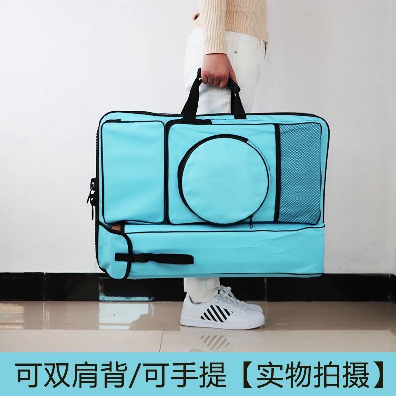 4k画板包画板袋双肩背画包素描画袋多功能大拉链美术生写生艺考包图片