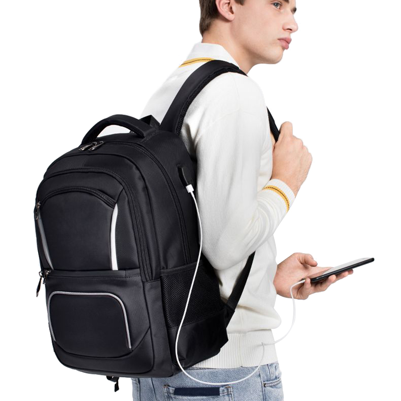 三极户外(Tri-Polar) TP2085 户外多功能双肩包大容量商务包 (计价单位：个) 黑色高清大图