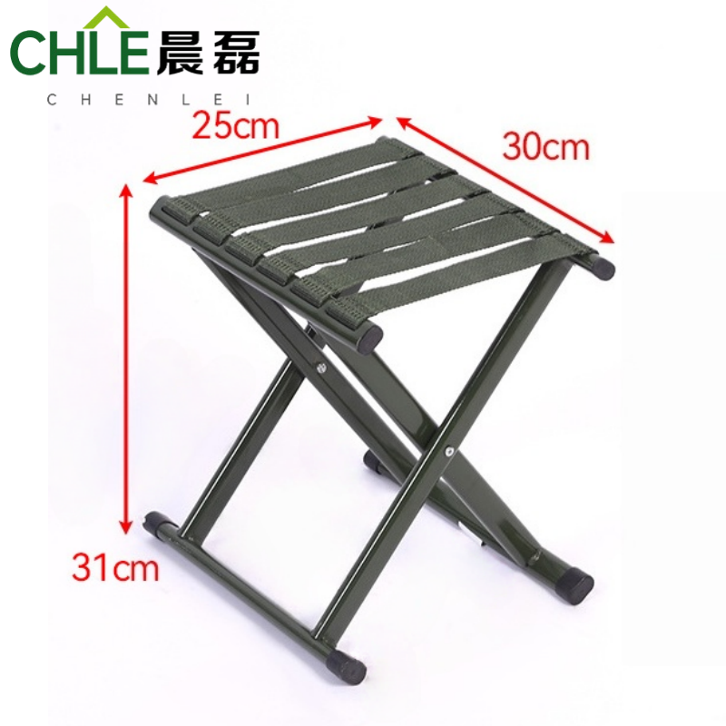 晨磊折叠凳加厚绿色/把高清大图