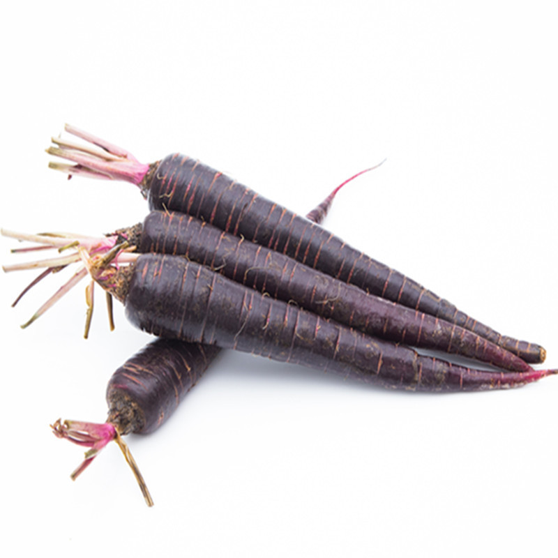 紫胡萝卜 新鲜 2.5kg 当季新鲜蔬菜 黑萝卜视频介绍_紫胡萝卜 新鲜 2.