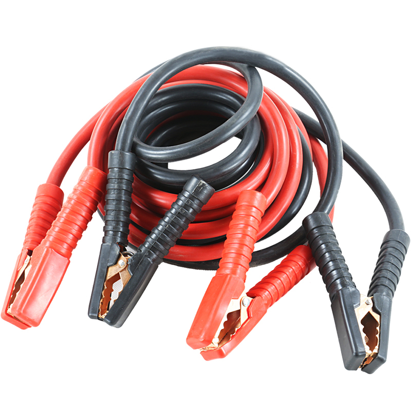 敬平汽车电瓶线搭火线过江龙鳄鱼夹子蓄电池连接线搭铁打火线加粗纯铜